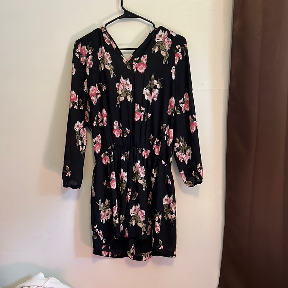 Black Flower dress.